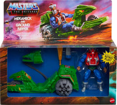 Masters of the Universe Mekaneck figure ready for action in the Origins line.