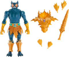 Masters of the Universe Mer-Man front view with detailed sculpt for display.