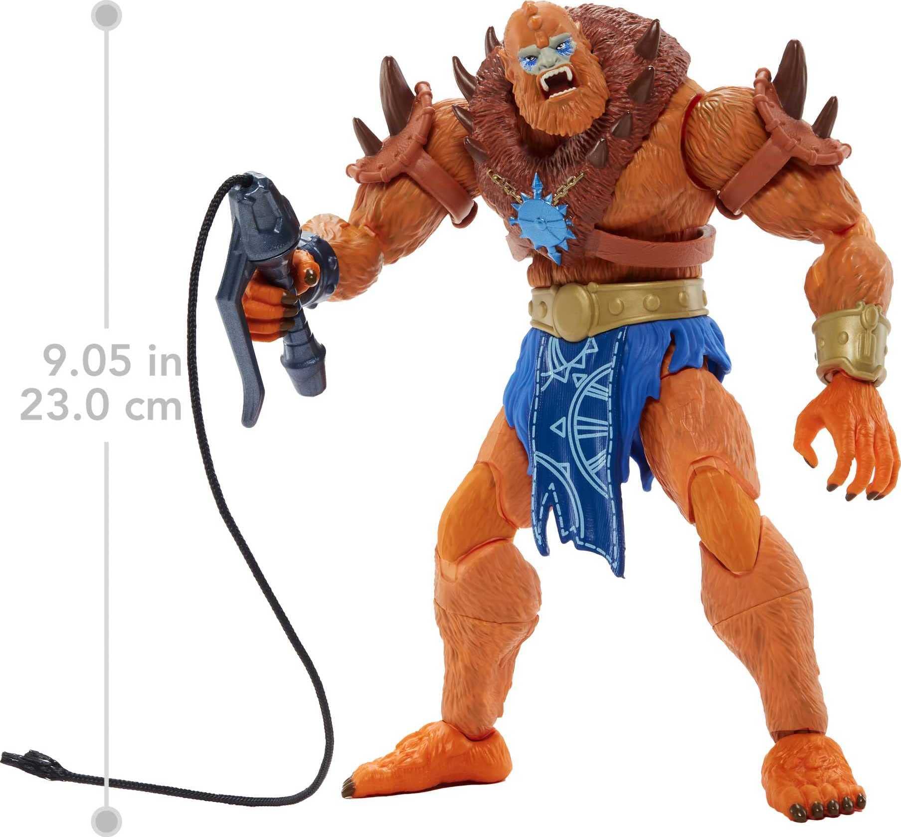 Masters of the Universe Monster epaulettes faux fur headgear add authentic look.