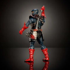 Masters of the Universe Ninjor removable armor highlights customize display and play