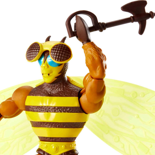 Masters of the Universe Origins Buzz-Off figure shows 16 articulation points for dynamic poses