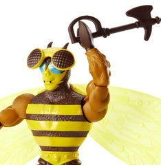 Masters of the Universe Origins Buzz-Off action figure includes a weapon accessory for battle storytelling