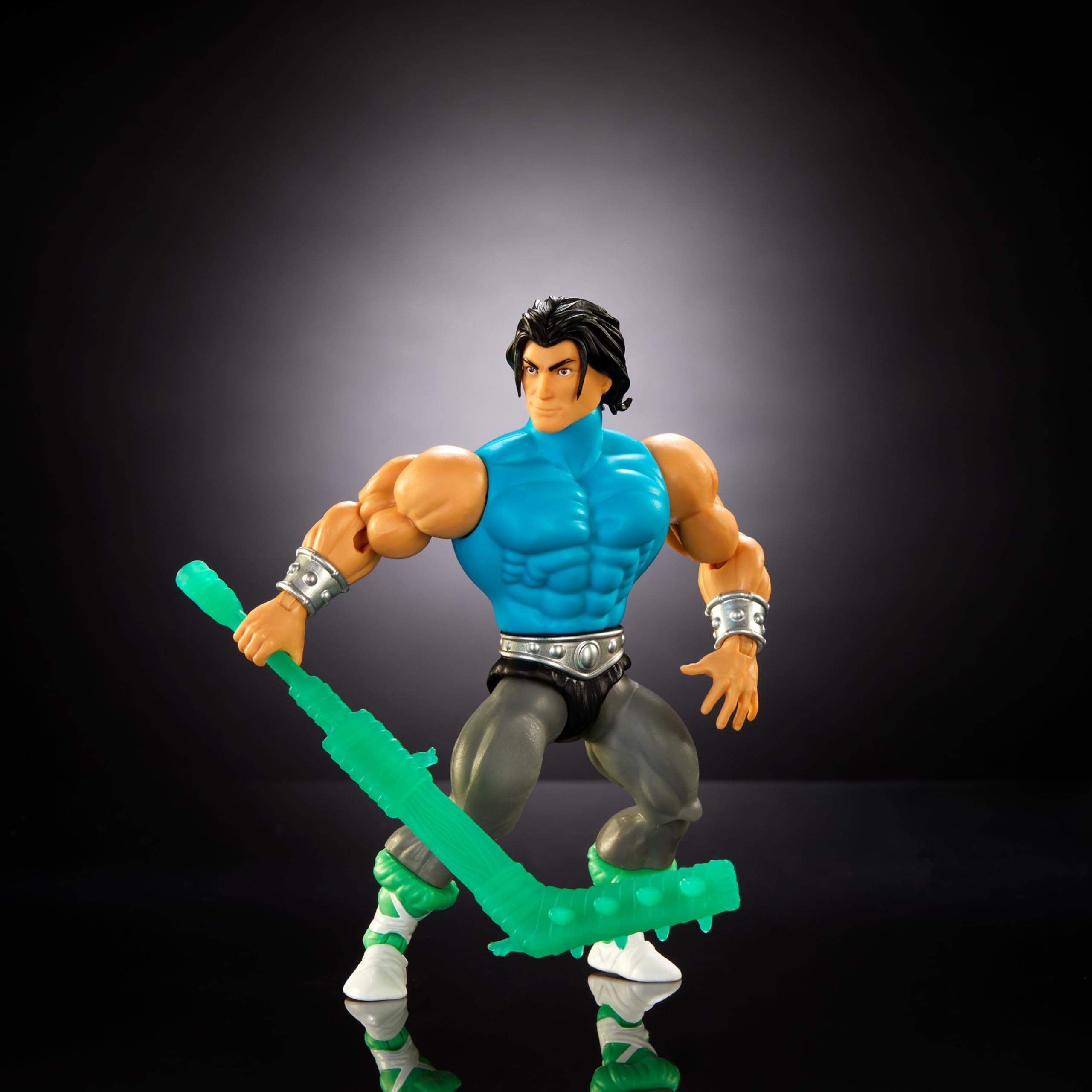 Masters of the Universe Origins Casey Jones with golf bag weapons enables creative storytelling.