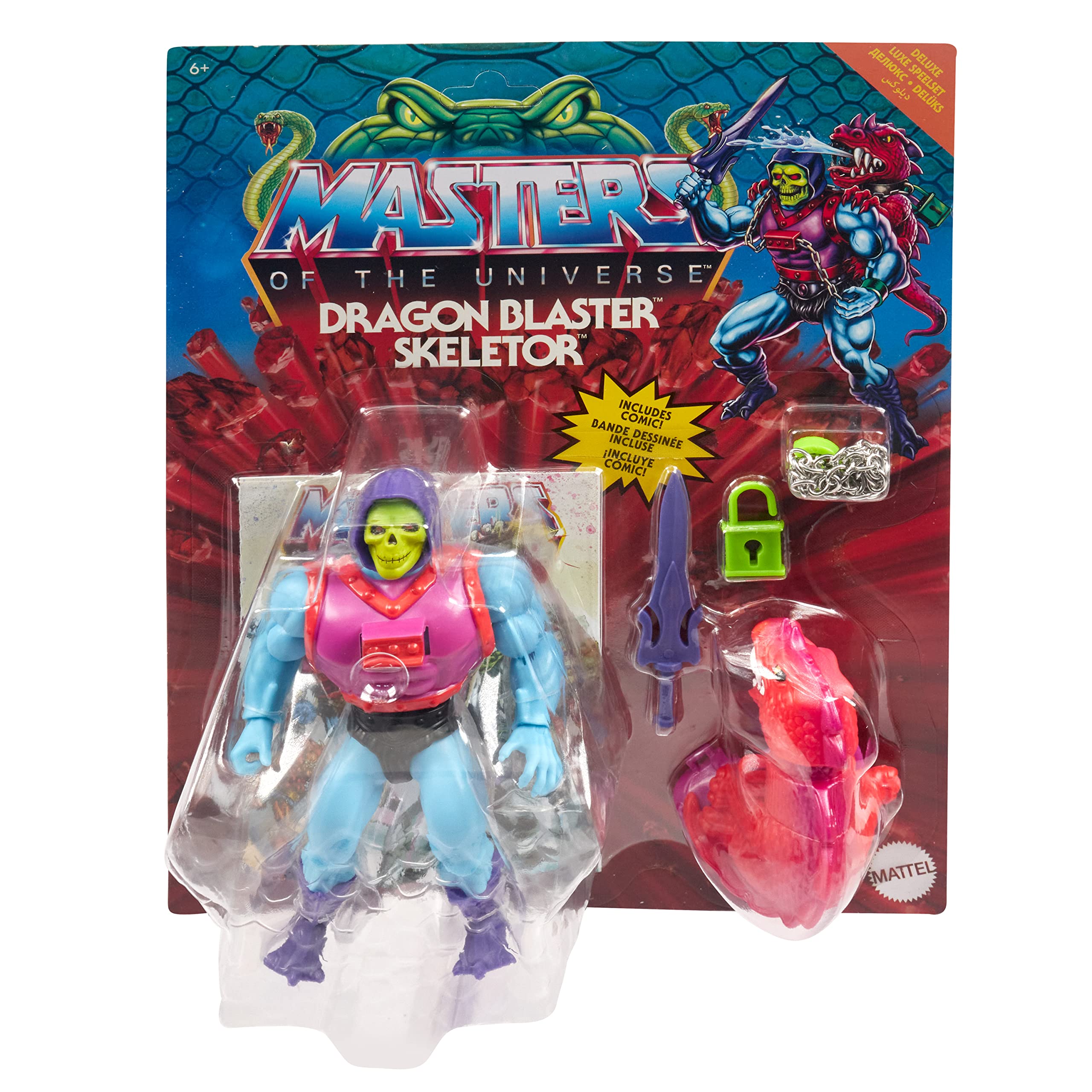 Masters of the Universe Origins 16-point articulation enables dynamic action poses.