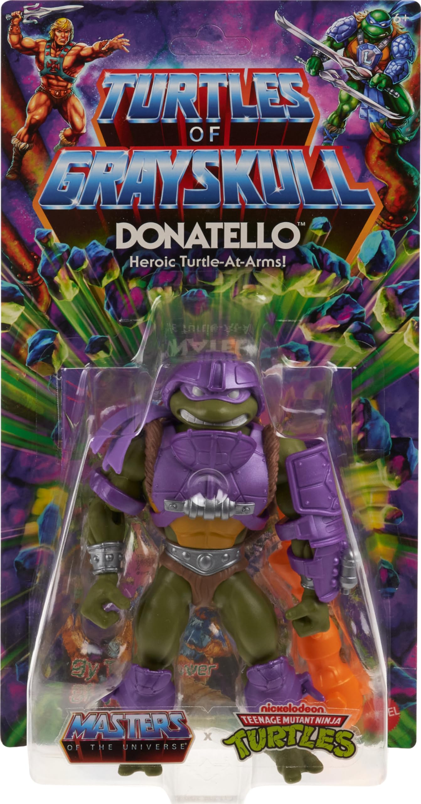Donatello with mace-staff accessory for versatile battle-ready displays