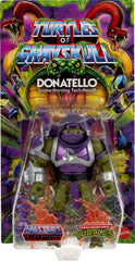 Donatello’s staff with flame caps for immersive action moments.