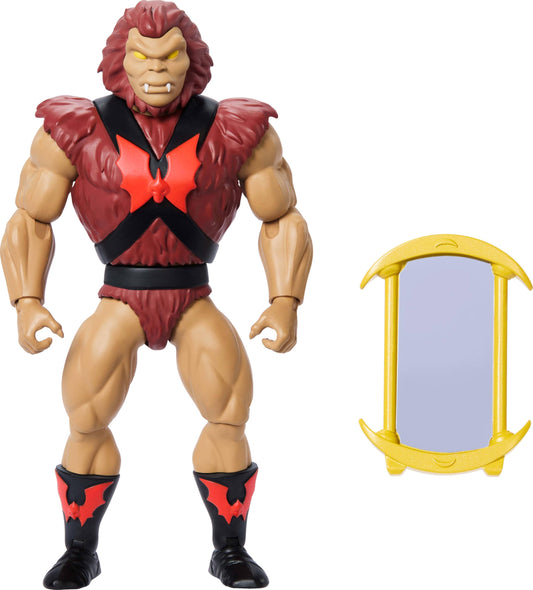 Masters of the Universe Origins Grizzlor front view shows vintage styling and modern articulation.