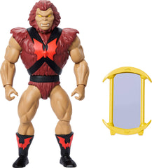 Masters of the Universe Origins Grizzlor front view shows vintage styling and modern articulation.
