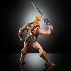 Inspired by The Beginning episode for nostalgic display of Masters of the Universe Origins He-Man.