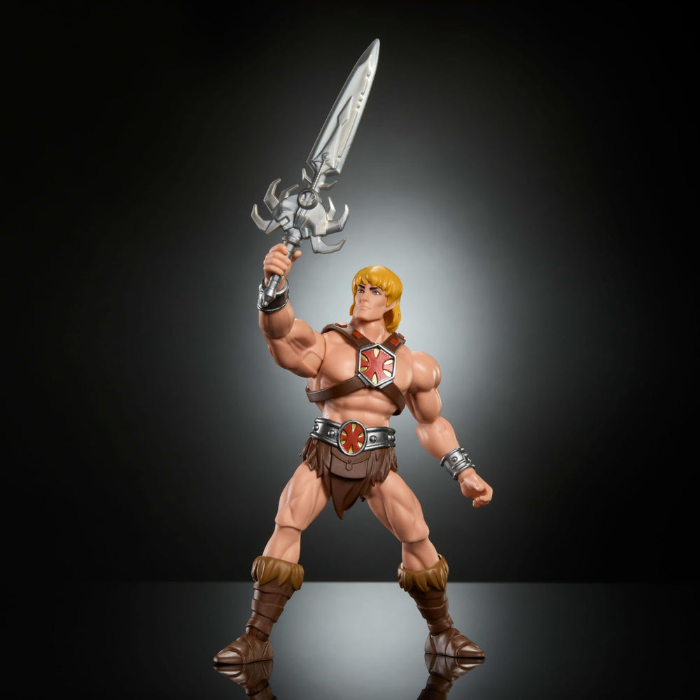 Removable harness enables customizable poses for Masters of the Universe Origins He-Man.