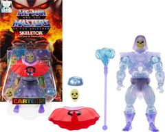Masters of the Universe Origins Invisible Skeletor figure, translucent body for dramatic display.