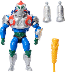 Masters of the Universe Mekaneck crossworld packaging display for collection and gifting.