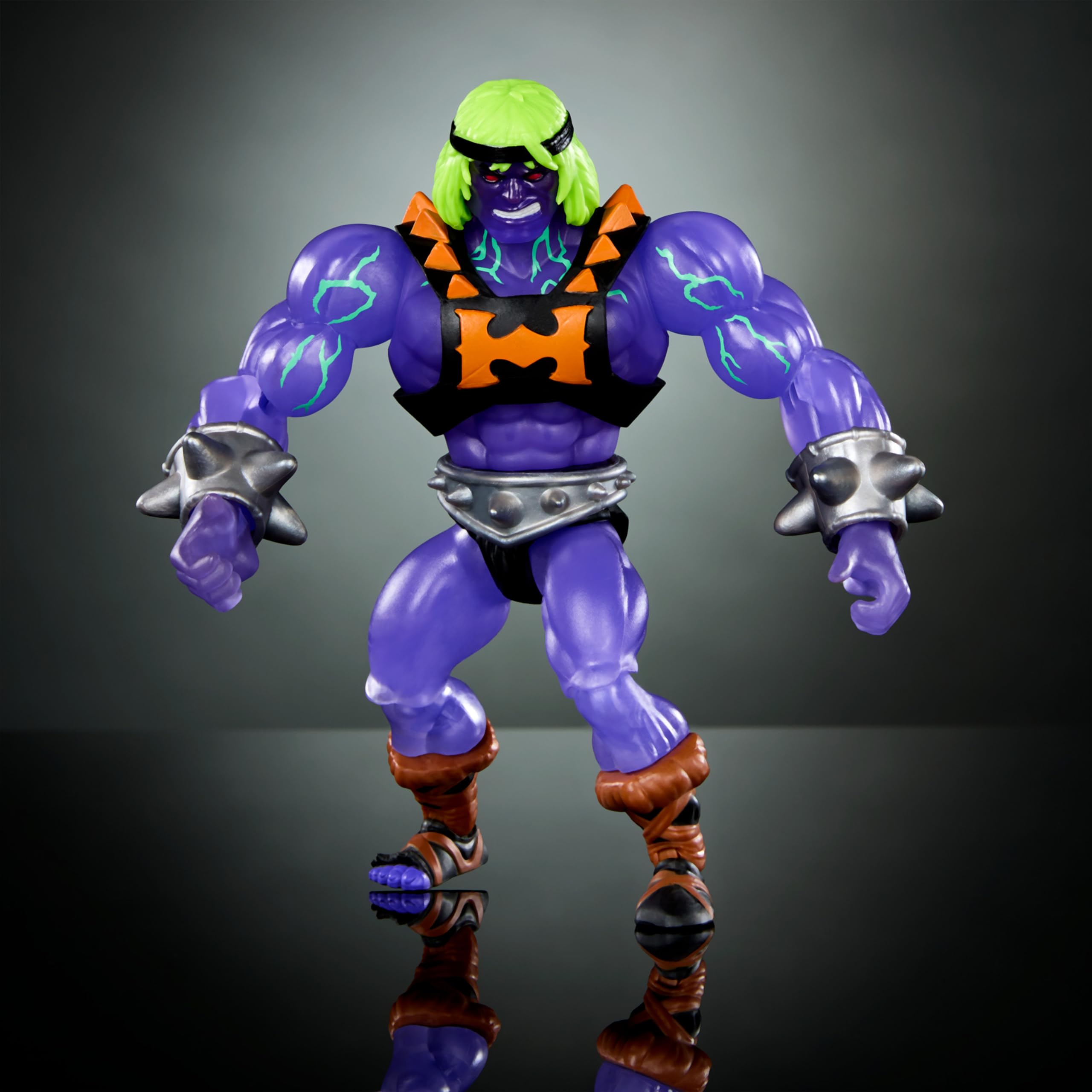 Masters of the Universe Origins multi-pronged club accessory supports dynamic play