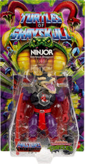 Ninjor from Masters of the Universe Origins with removable wings for versatile posing.