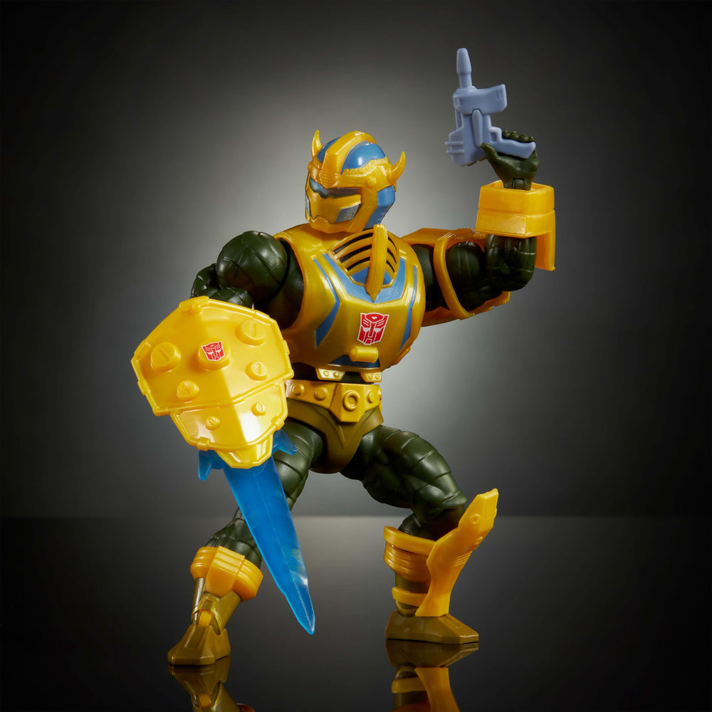Project Freeze figure with removable Bumblebee armor for customizable looks