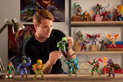 Ram Man with battle ram accessory for dynamic action scenes in the Origins line.