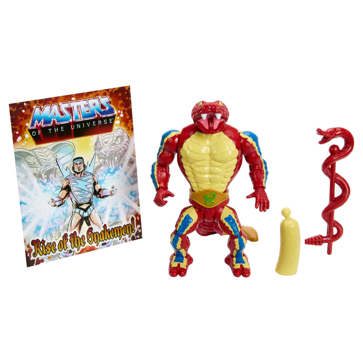 Masters of the Universe Origins Rattlor action figure in a dynamic pose for imaginative play.