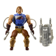 Masters of the Universe Origins Rio Blast figure, front view, ready for display and imaginative play.