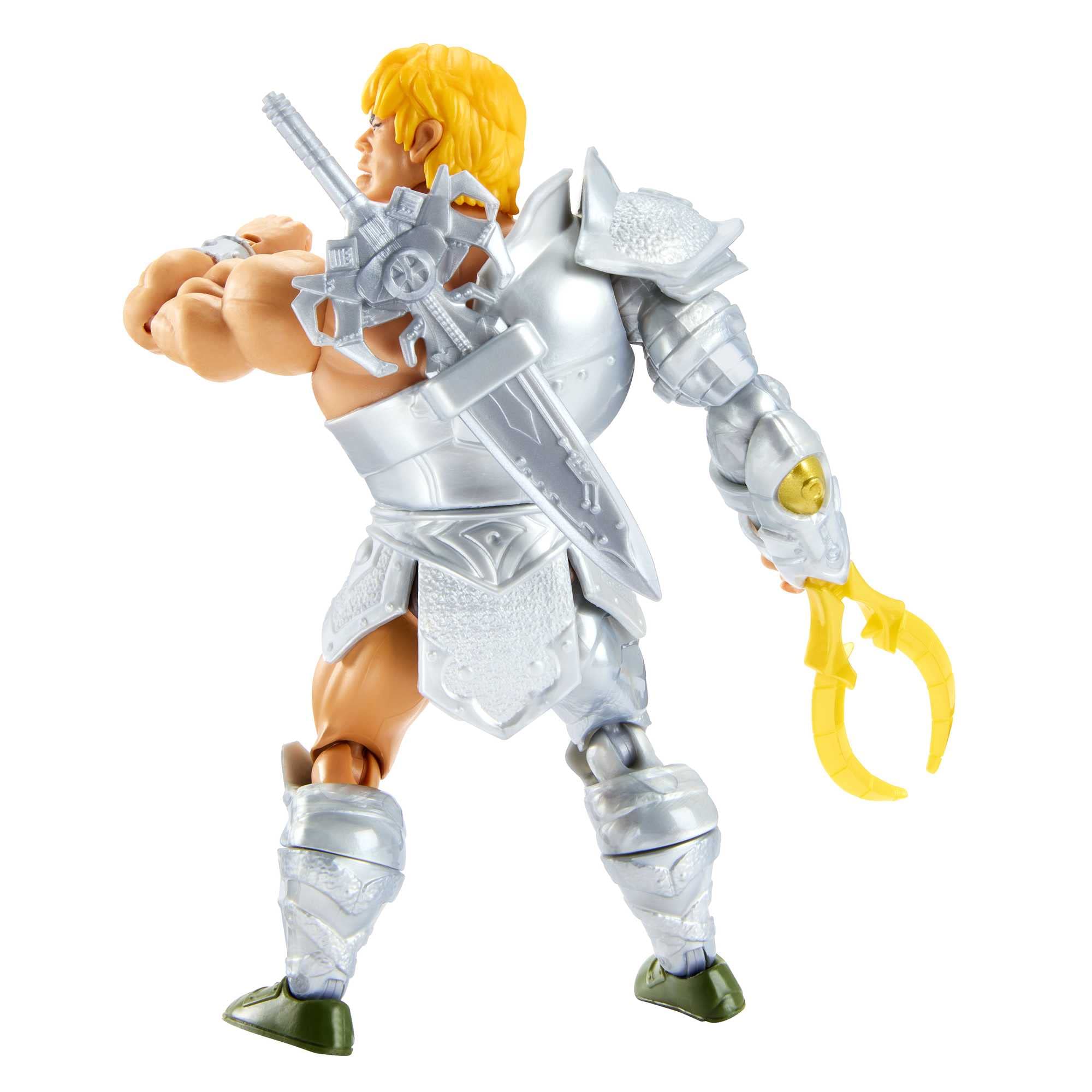 Armor detail on the Rise of the Snake Men He-Man figure.