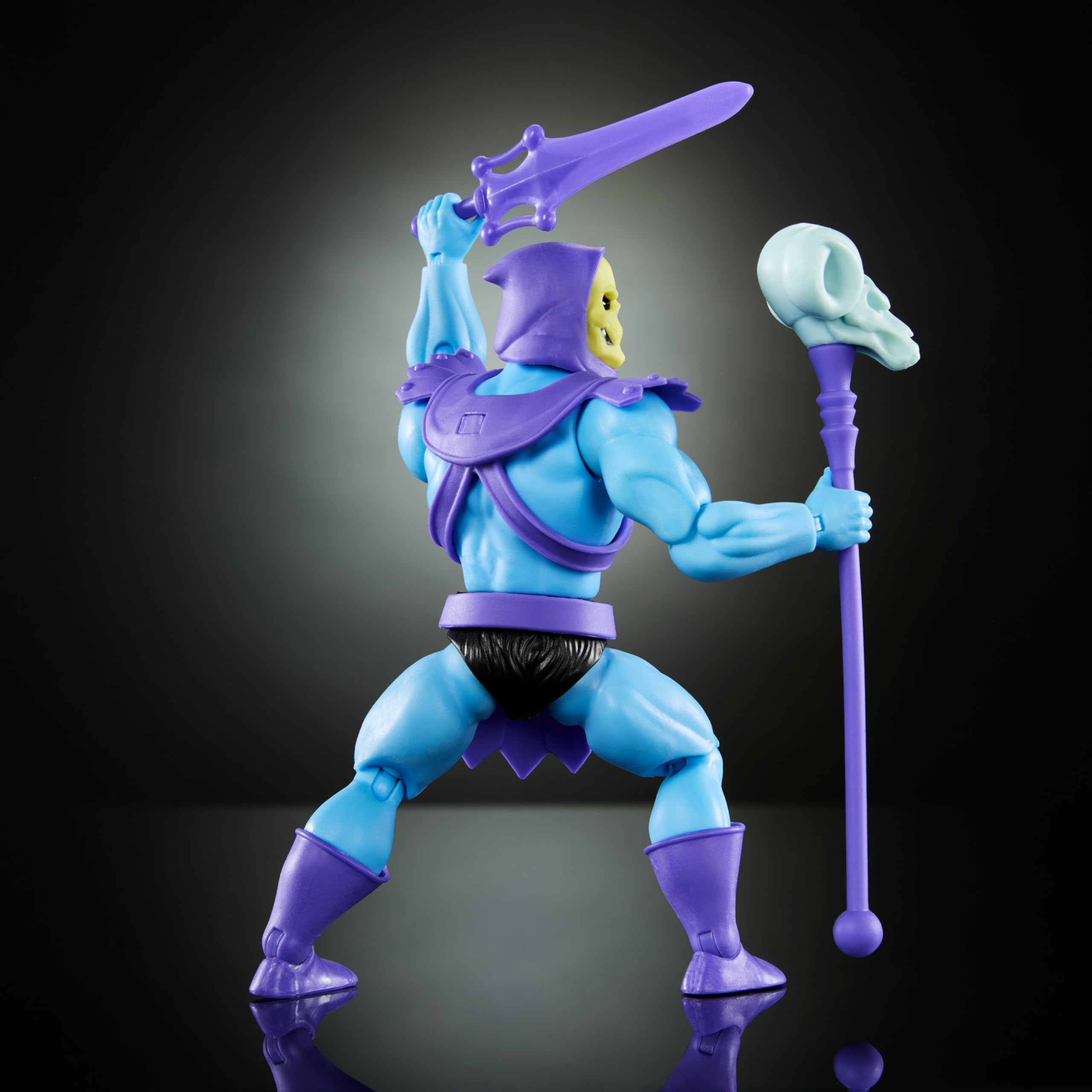 5.5-inch scale Skeletor figure fits standard MOTU displays