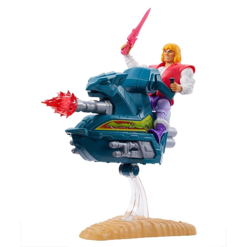 Masters of the Universe Origins Skysled logos offer personalized battle branding options.