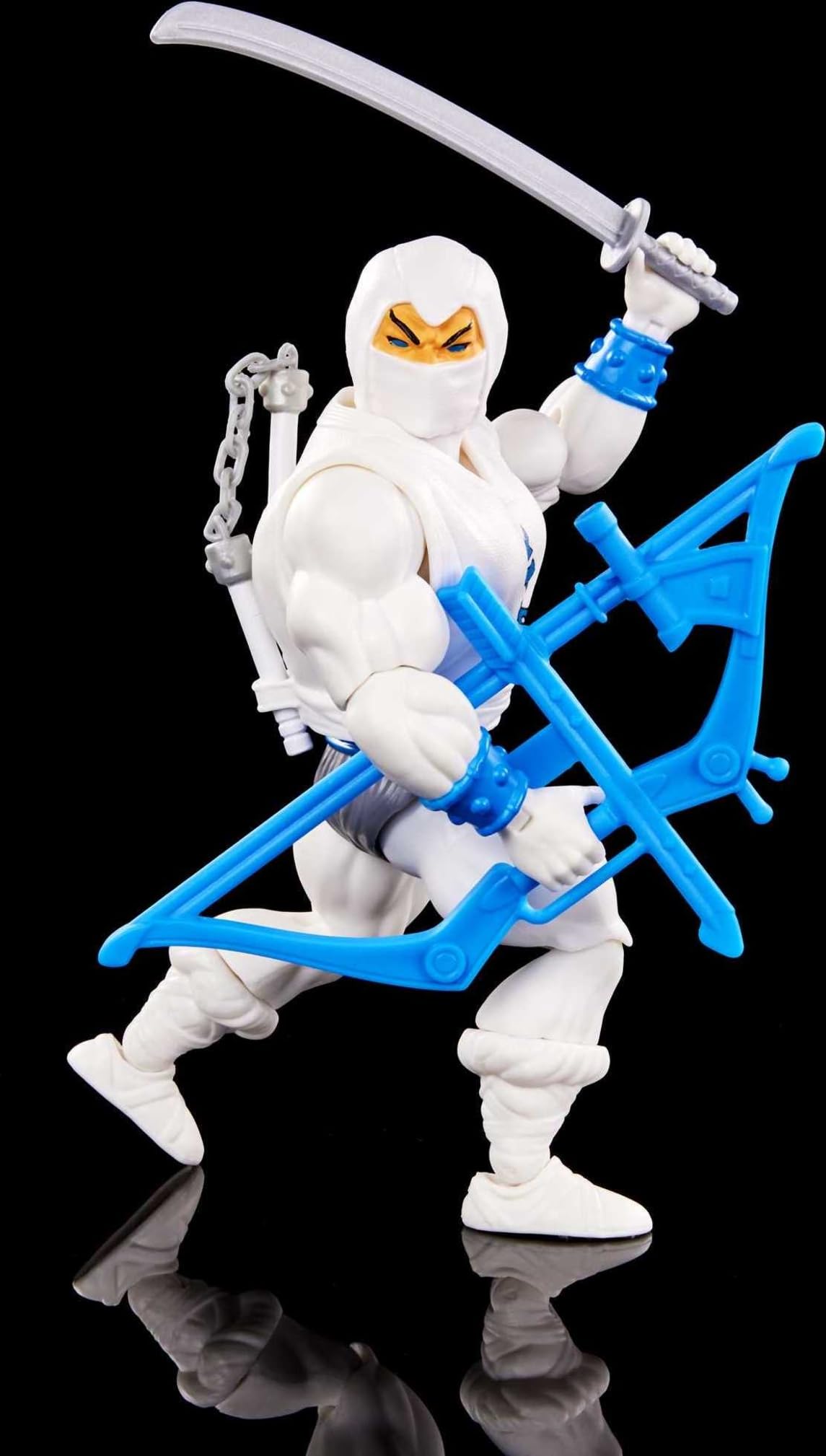 Masters of the Universe Origins Slamurai with nunchaku for action-packed posing