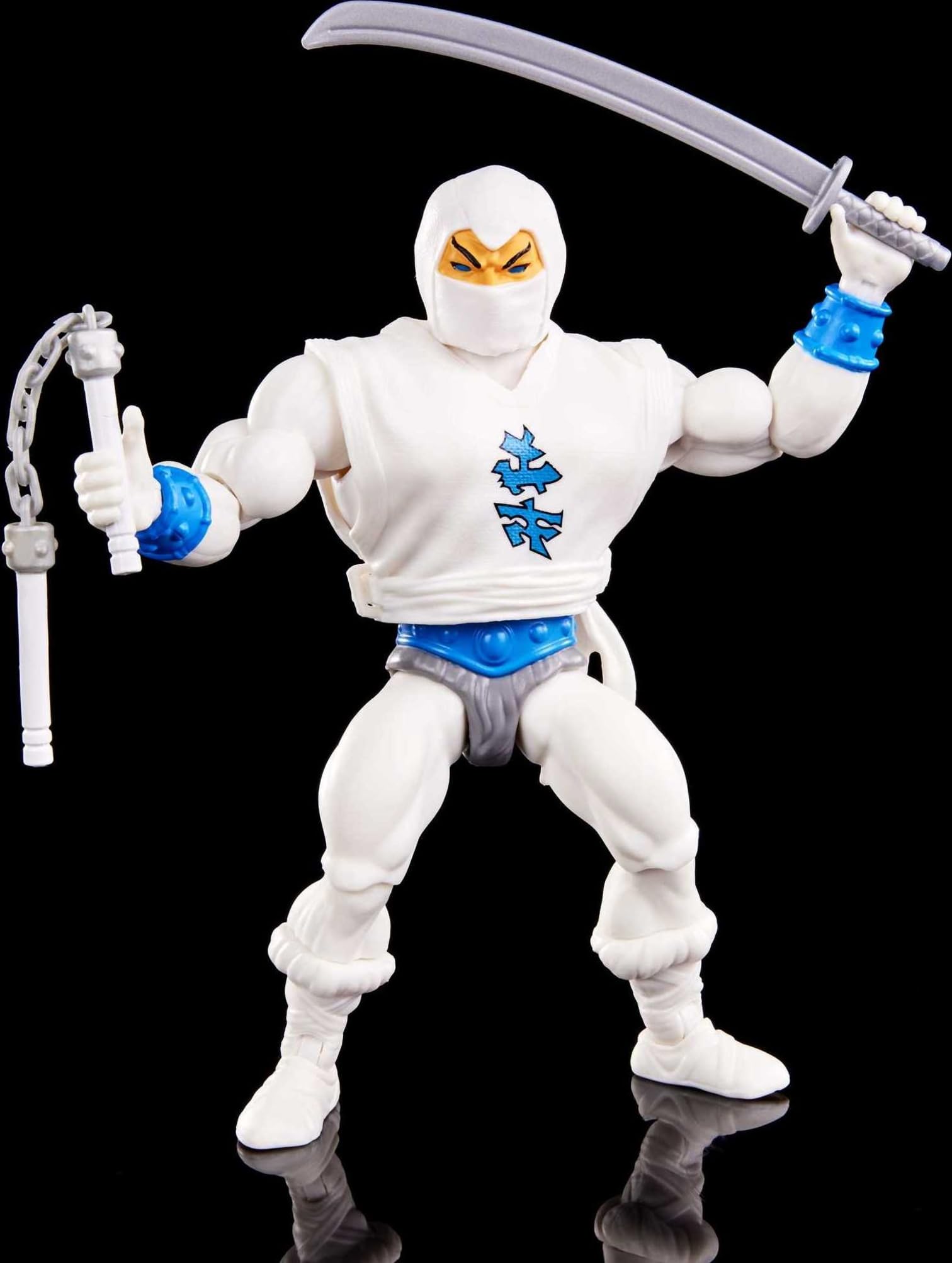 Masters of the Universe Origins Slamurai wielding a sword for heroic display and storytelling