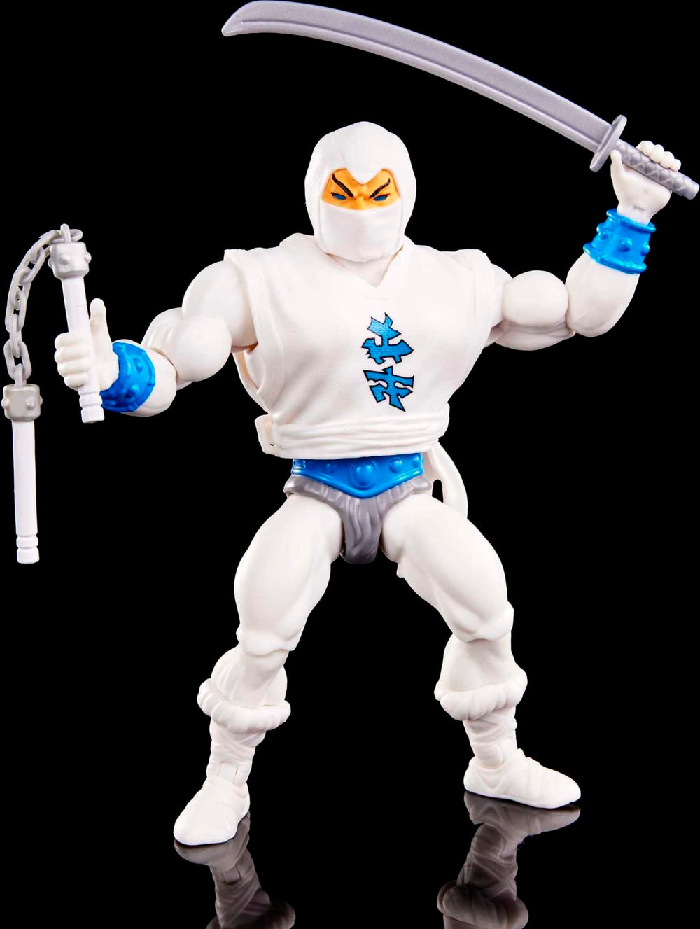 Masters of the Universe Origins Slamurai wielding a sword for heroic display and storytelling