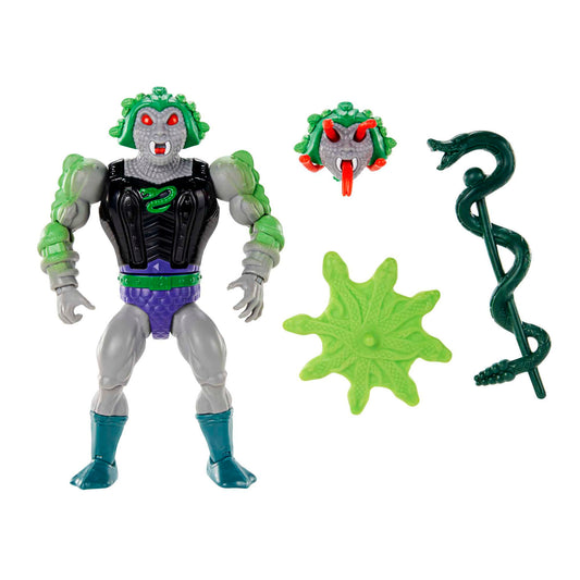 Masters of the Universe Origins Snake Face figure front view for authentic display