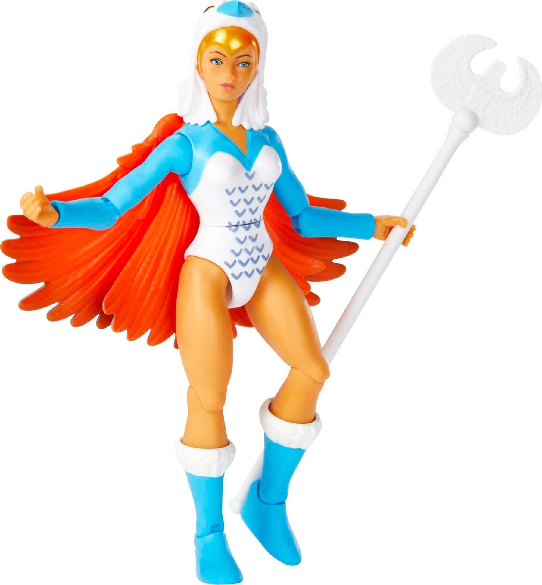 Masters of the Universe Sorceress figure in a dynamic pose for display and play