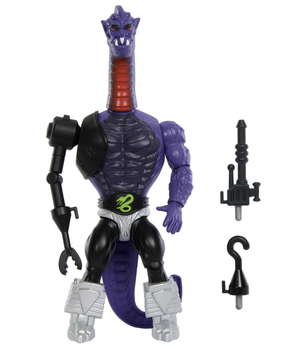 Masters of the Universe Origins Terroar belt logo enhances authentic retro display.