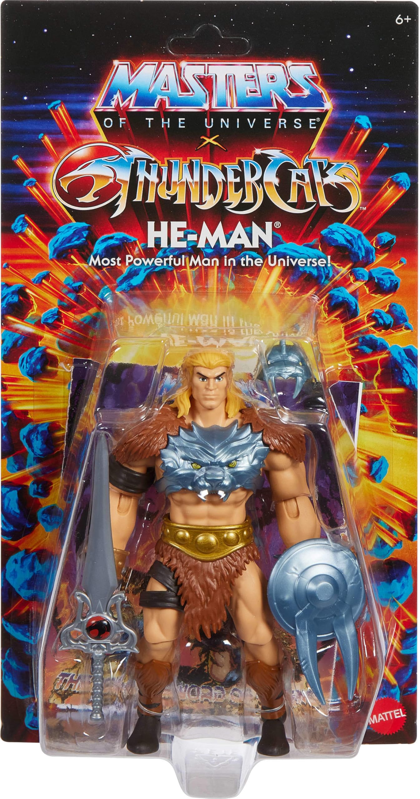 Masters of the Universe He-Man 16-points articulation enables dynamic posing.
