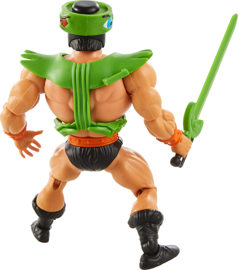 Masters of the Universe Origins Tri-Klops at 5.5-inch scale for classic displays.