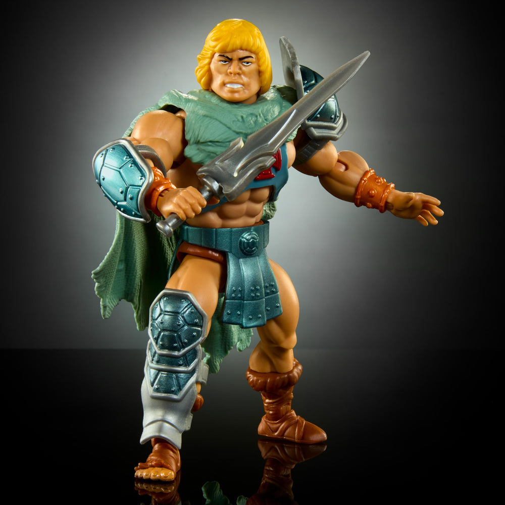 Masters of the Universe Origins He-Man mini-comic preview inside the package.