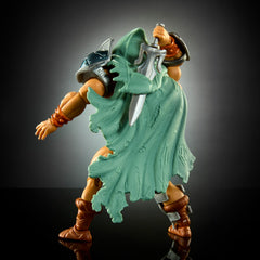 Masters of the Universe Origins He-Man packaging art showcases cross-universe appeal.