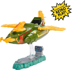 Masters of the Universe Origins Wind Raider hover display stand included.
