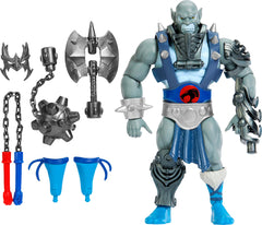 Masters of the Universe Panthro action figure in crossover detail for display and posing.