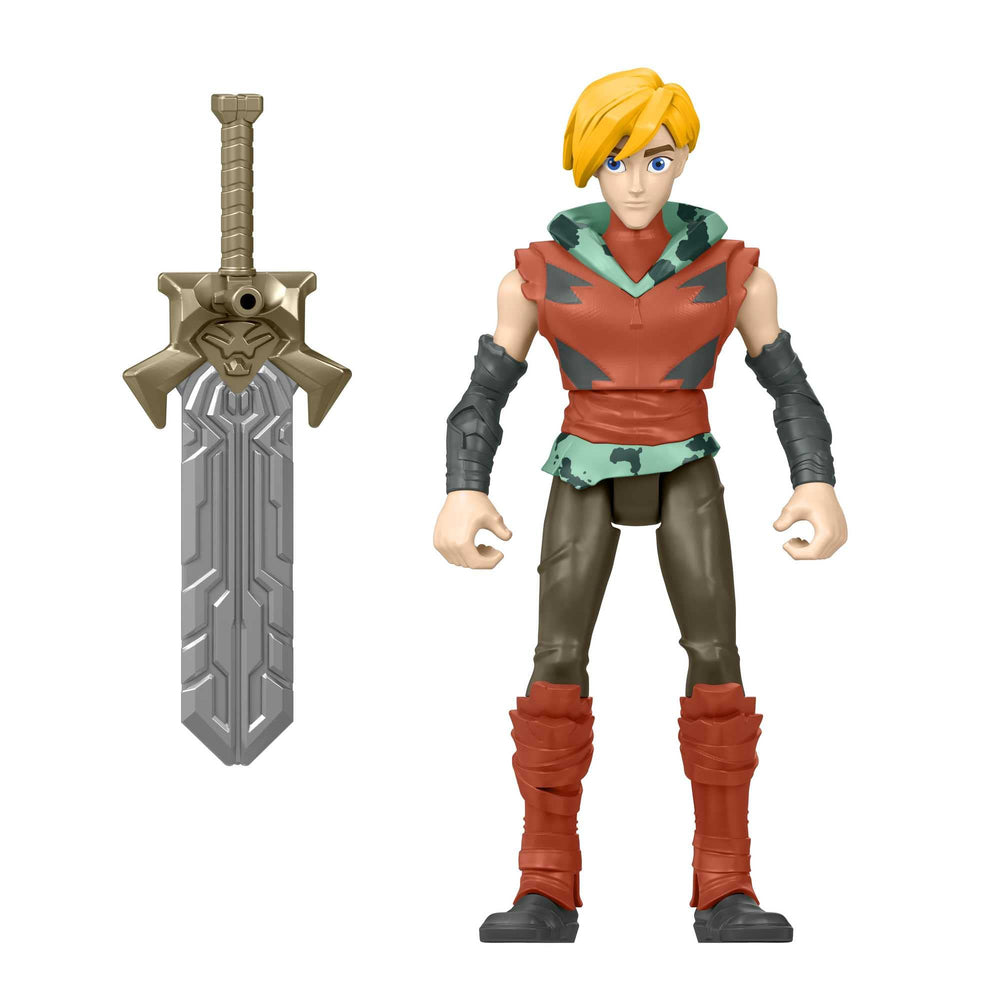 Masters of the Universe Prince Adam attack feature figure ideal for dynamic battles.