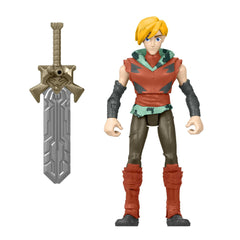 Masters of the Universe Prince Adam attack feature figure ideal for dynamic battles.