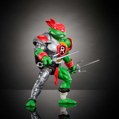 Raphael wearing snake fang gauntlet for distinctive combat look