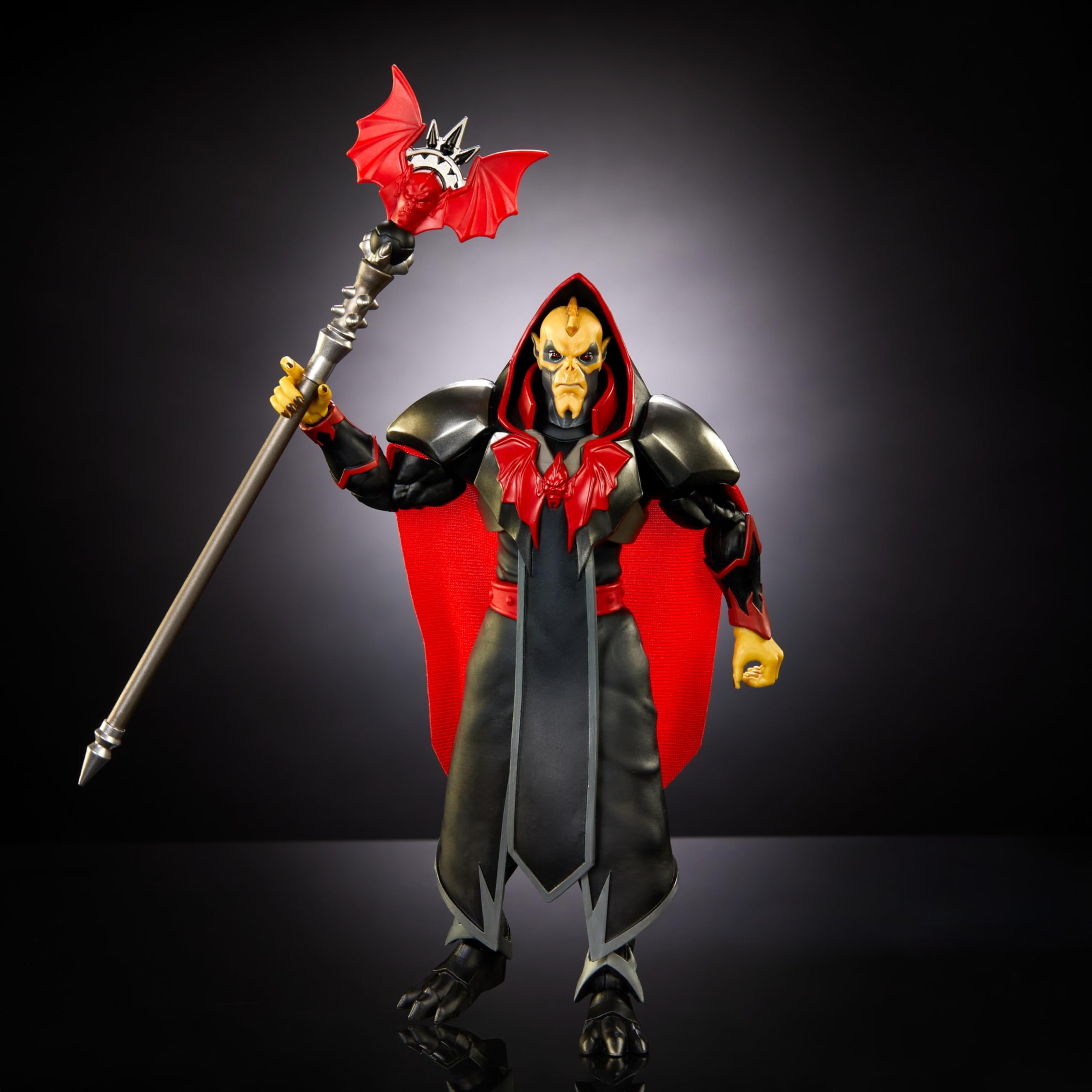 Masters of the Universe Hordak 7-inch scale figure in window box for display.