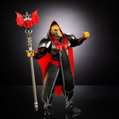 Hordak bat-topped staff accessory for dramatic battle stances.
