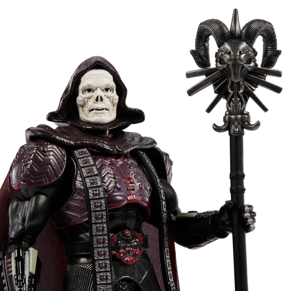 Skeletor Masterverse articulation enables dynamic poses for action enthusiasts.