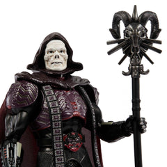 Skeletor Masterverse articulation enables dynamic poses for action enthusiasts.