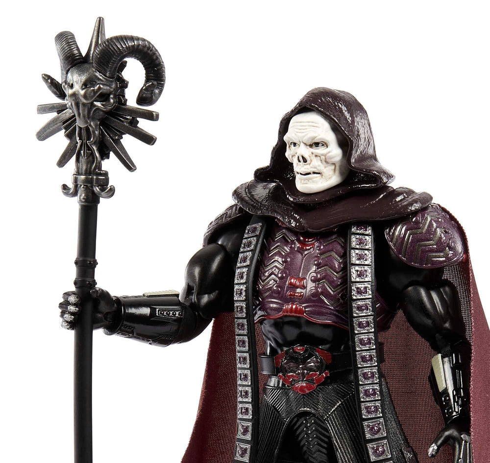 Soft goods cape on Skeletor Masterverse adds natural drape and motion.