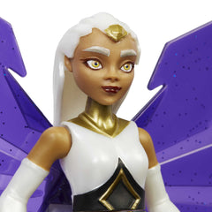 Masters of the Universe Sorceress with wings offers articulation for battle-ready poses