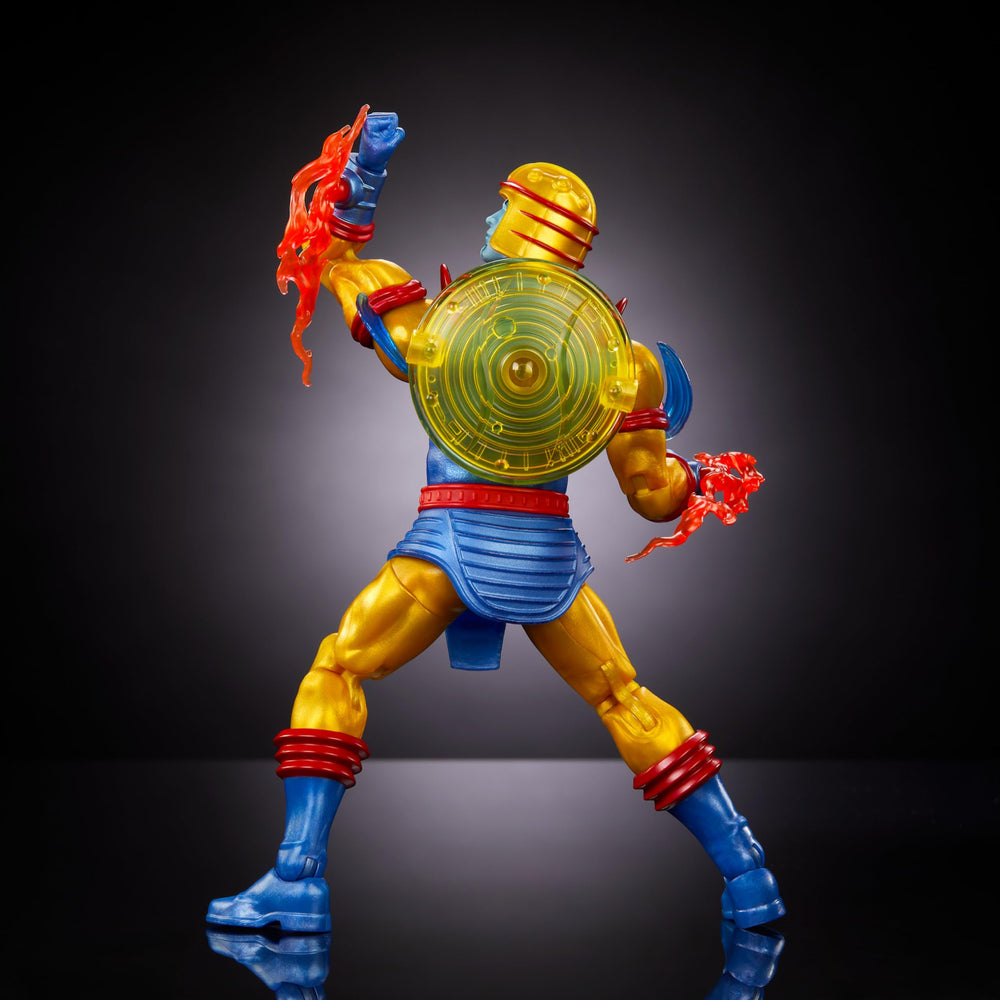 7-inch Sy-Klone figure with 30 joints supports dynamic recreations.