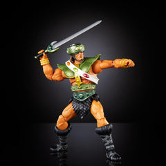 Removable chest armor reveals detailed cross-body belt and silhouette.