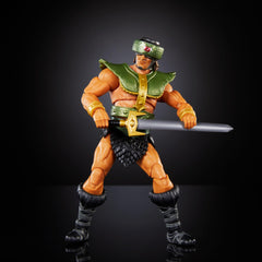 Two swords and two swappable hands for action scenarios.