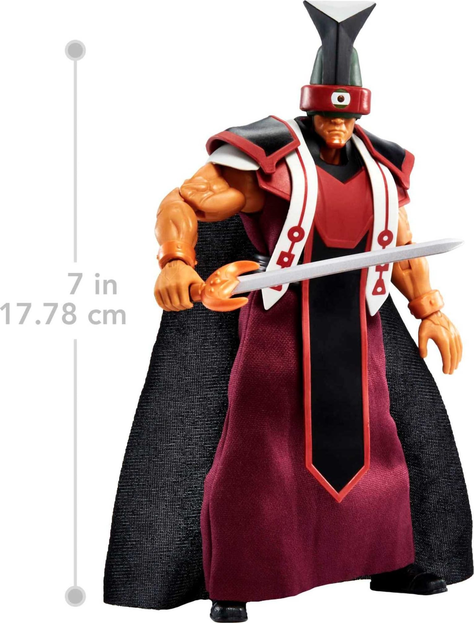 Tri-Klops with swappable hands for flexible battle stances.